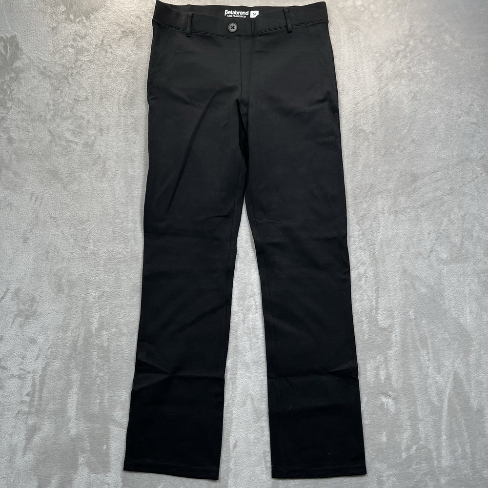 BETABRAND‎ Pants Women's M Classic Yoga Pants in Black